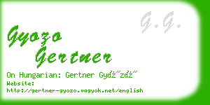 gyozo gertner business card